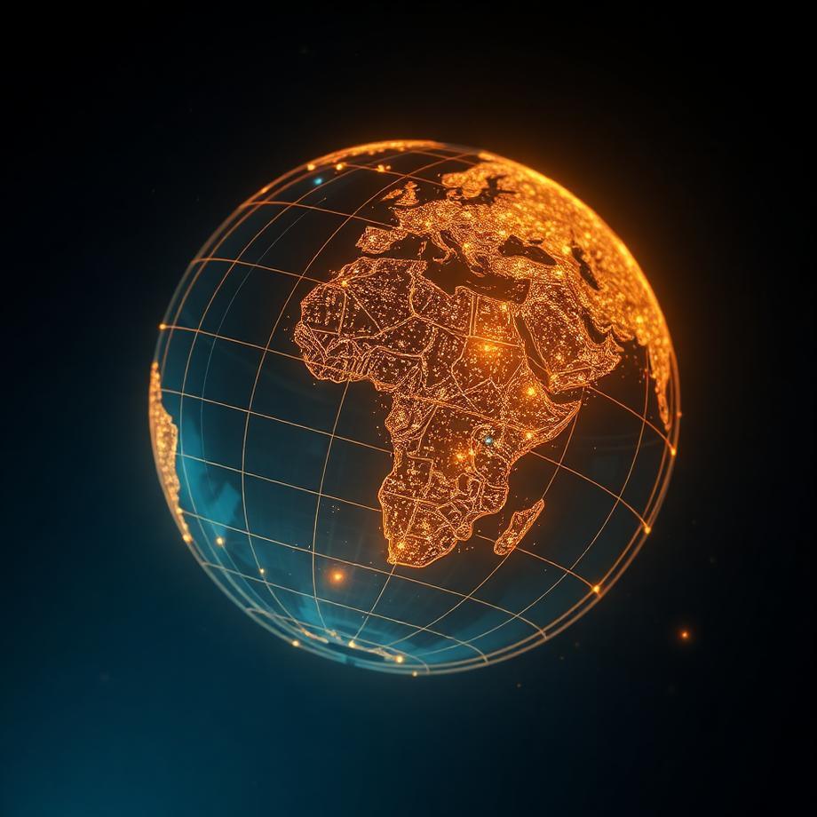 Global network visualization